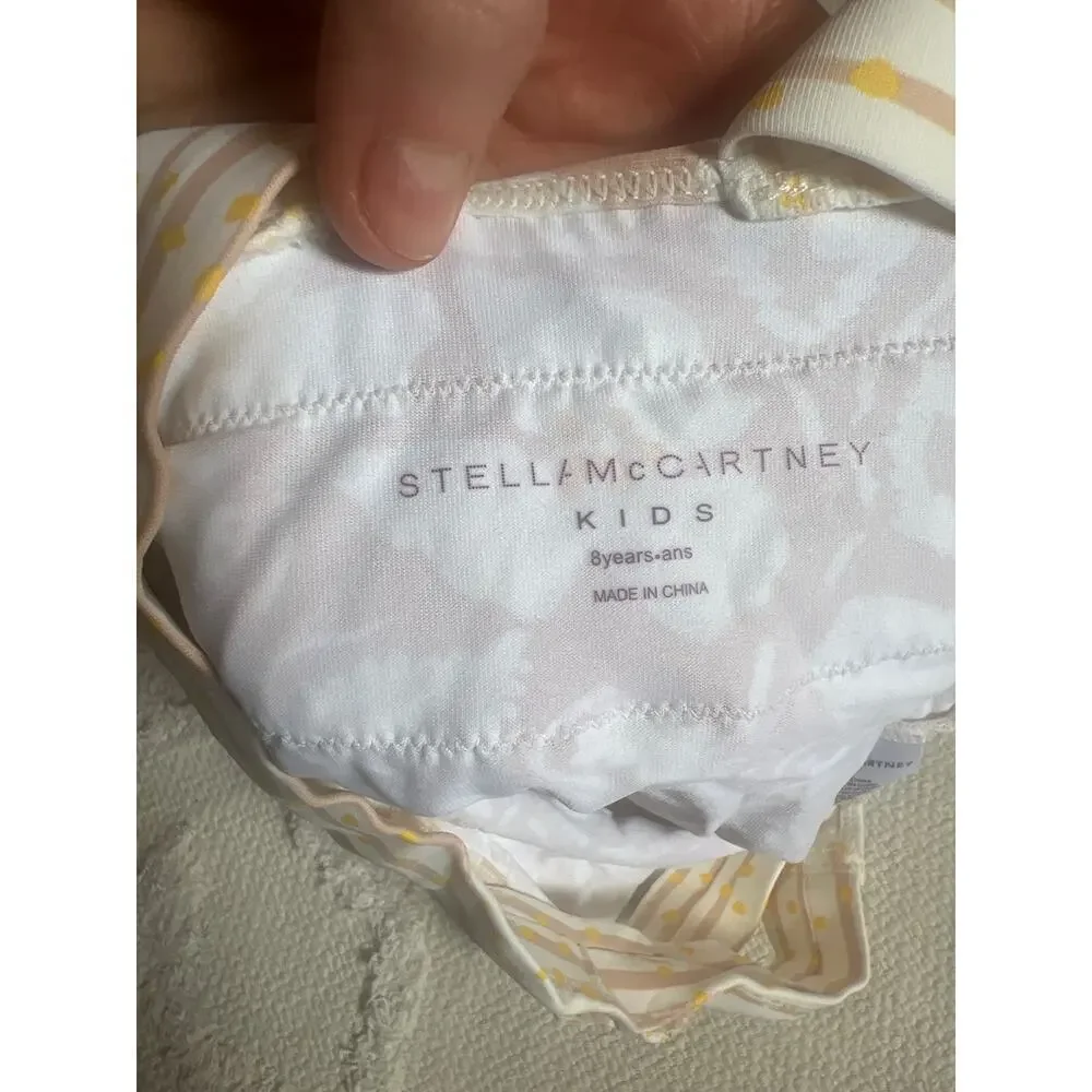 Stella McCartney girls floral swimsuit with ruffles size 8